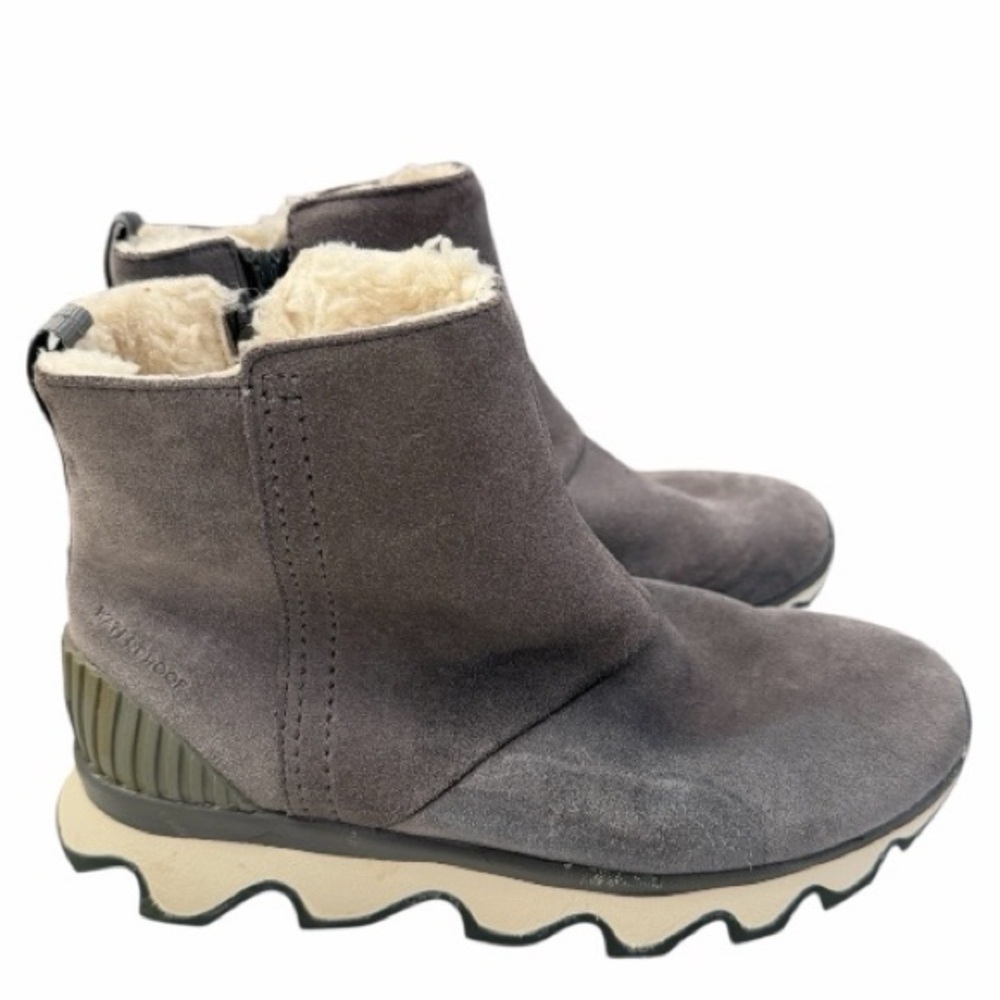 SOREL Women's Kinetic Short Waterproof Boots Size 6 - Picture 5 of 9
